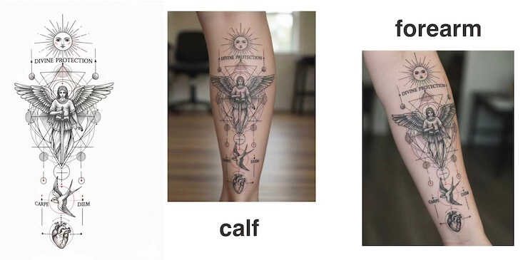 Realistic Tattoo Mockup